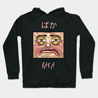 Funny Anime Baka Weird Face - Style 03 Both Hoodie